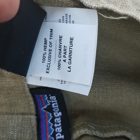 Patagonia Hemp Wide Leg - Drawstring Pants Lagenlook L - Picture 4 of 7